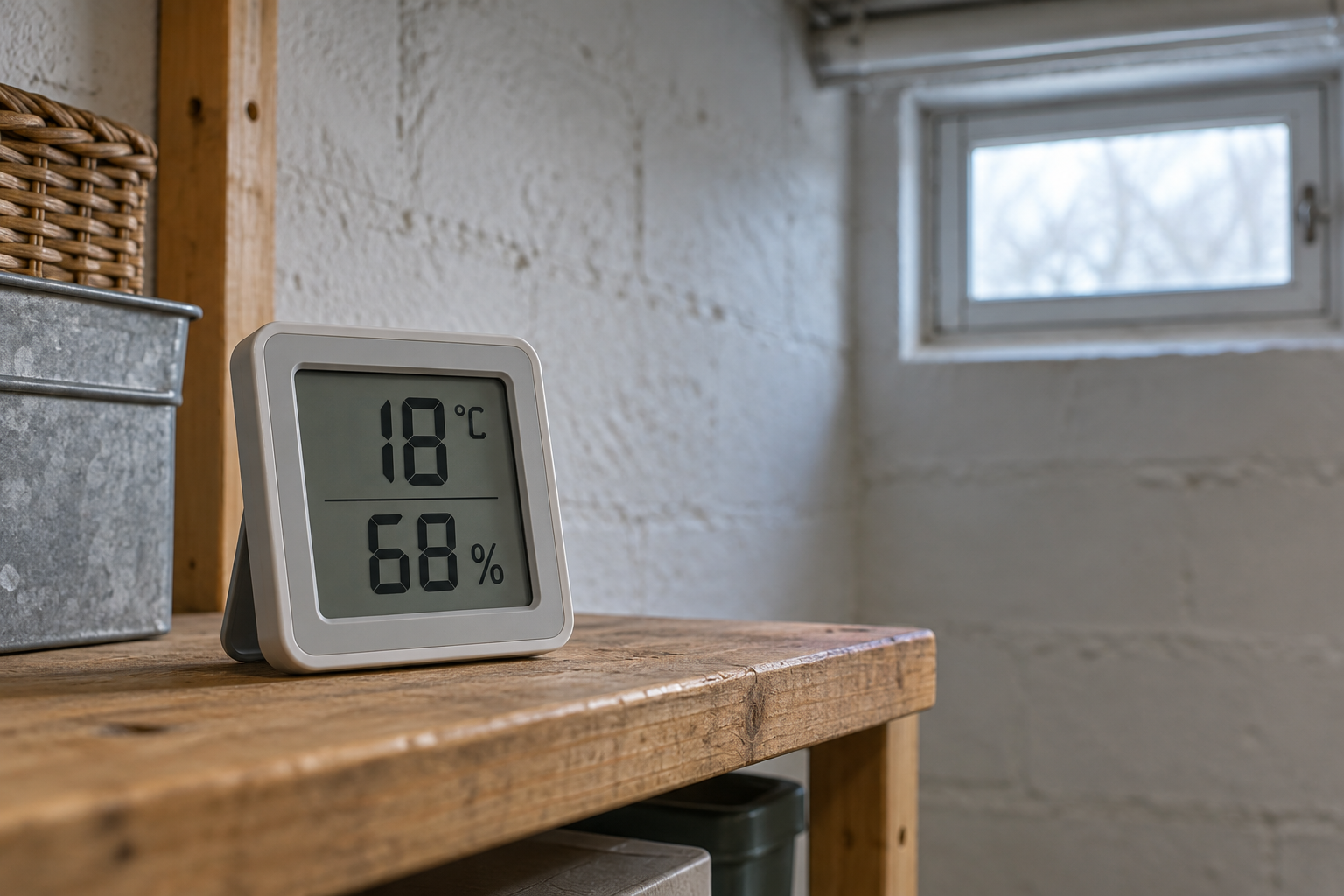 Open Window -Basement Ventilation